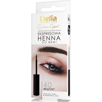 Delia 4.0 Brązowy henna do brwi ekspresowa 6 ml