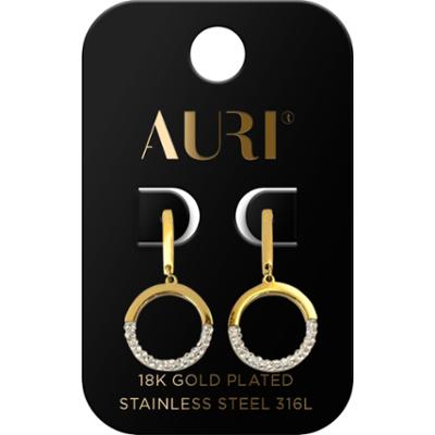Auri Kolczyki Wiszace Kolka/Cyrkonie