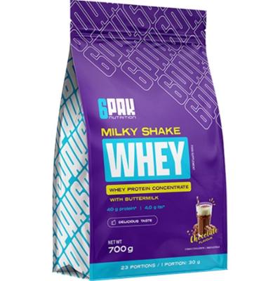 6Pak Milky Shake Whey Chocolate 700 g