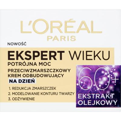 L'Oreal Paris Ekspert Wieku 60+ Przeciwzmarszczkowy krem odbudowujący na dzień 50 ml
