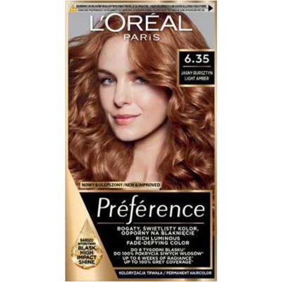 L'Oreal Paris Preference 6.35 Jasny Bursztyn farba do włosów