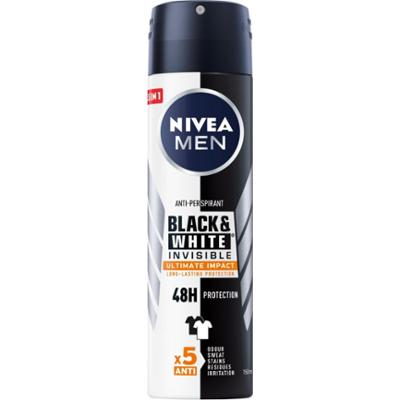 Nivea Black&White Invisible Ultimate Impact Antyperspirant Spray 150 ml