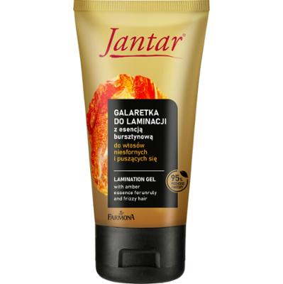 Jantar Galaretka do laminacji wlosów z esencją bursztynową do włosów niesfonych i puszących się, 150 g