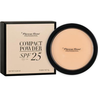Pierre Rene Compact Powder SPF 25 NR 01 Cream puder prasowany 8 g
