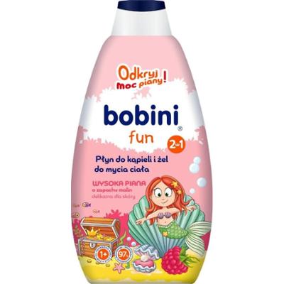 Bobini Fun Malina płyn do kąpieli i żel do mycia ciała 500 ml