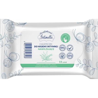 Intimelle Chusteczki Do Higieny Intymnej Nawilżające 15 szt.