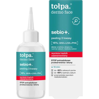 Tołpa peeling 3 kwasy Sebio+ 15% AHA  50 ML