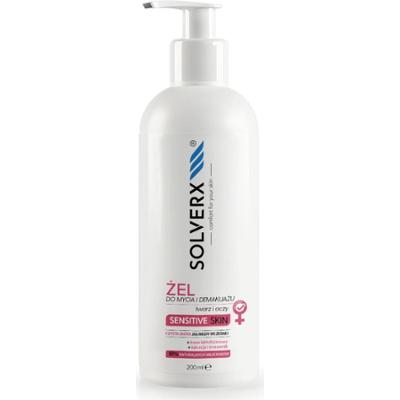 Solverx Żel Do Mycia Twarzy I Demakijażu Sensitive Skin 200Ml