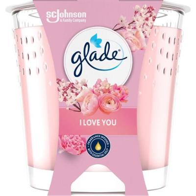 Glade I love you Różana świeca zapachowa 112 g