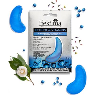 EFEKTIMA Retinol & Vitamins hydrożelowe płatki pod oczy 2 sztuki