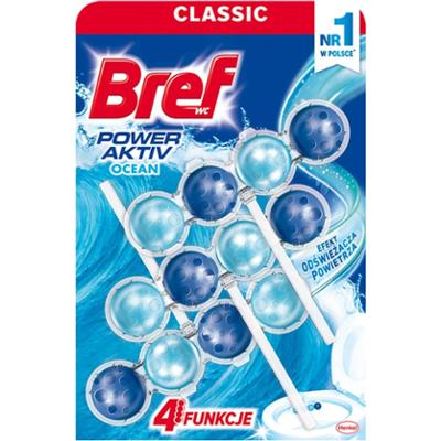Bref kostka do toalety Power Aktiv Ocean 3X50g