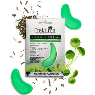 EFEKTIMA Cica & Green Tea hydrożelowe płatki pod oczy 2 sztuki