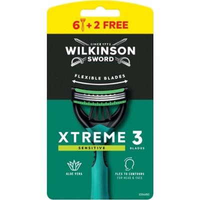 Wilkinson Sword maszynka do golenia z 3 ostrzami Xtreme 3 Sensitive 8 sztuk