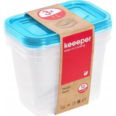 Keeeper Fredo Fresh zestaw 3 pojemników 1 l