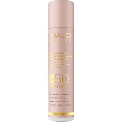 Daso Beauty SPF 50 rozświetlająca mgiełka ochronna na makijaż 75 ml