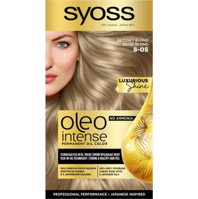 Syoss Oleo Intense Farba do włosów 8-05 beżowy blond