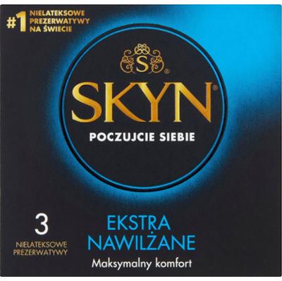 Skyn Nielateksowe prezerwatywy ekstra nawilżane 3 sztuki