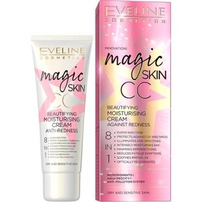 EVELINE Magic Skin CC upiększający krem nawilżający na zaczerwienienia 8w1