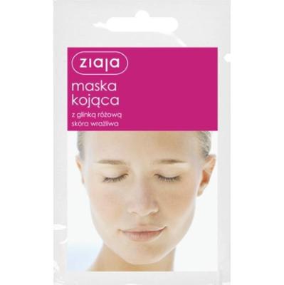 Ziaja Maska Kojąca z glinką różową do twarzy 7 ml