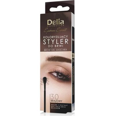 Delia 3.0 Brązowy koloryzujący styler do brwi 11 ml