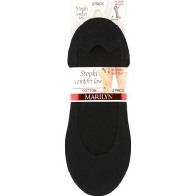Marilyn Comfort Low stopki damskie czarne 35-37 2-pak
