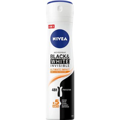 Nivea Black&White Invisible Ultimate Impact Antyperspirant Spray 150ml