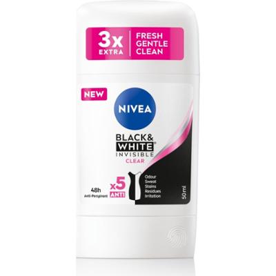Nivea Black & White Clear Antyperspirant w sztyfcie 50 ml
