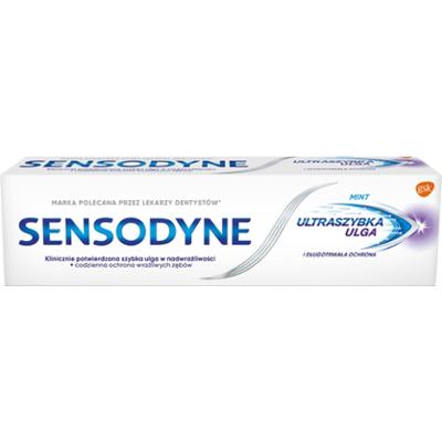 Sensodyne Ultraszybka Ulga Wyrób medyczny pasta do zębów z fluorkiem 75 ml