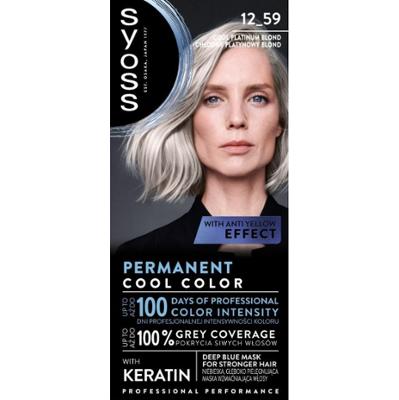 Syoss farba do włosów 12-59 chłodny platynowy blond