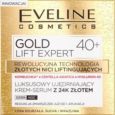 Gold Lift Expert Luksusowy ujędrniający krem-serum z 24K złotem 40+ dz/n