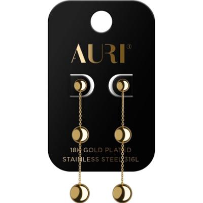 Auri kolczyki sztyfty damskie Wiszące Kulki