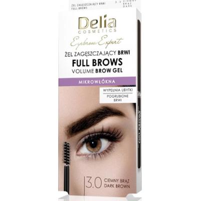 Delia Full Brows 3.0 Ciemny Brąz żel zagęszczający do brwi 7 ml