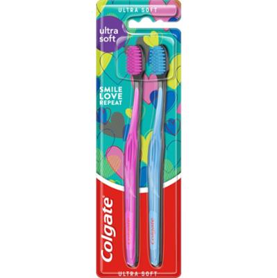 COLGATE ULTRA SOFT szczoteczki do zębów 2 szt.
