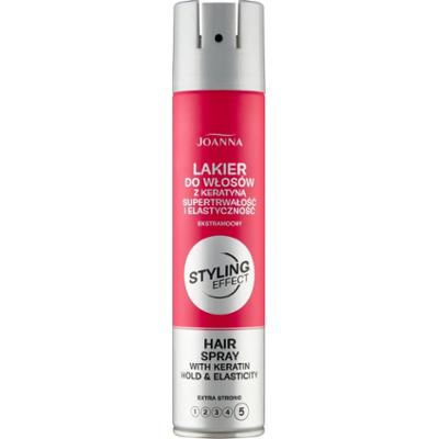 Joanna Styling Effect Lakier do włosów z keratyną ekstramocny 250 ml