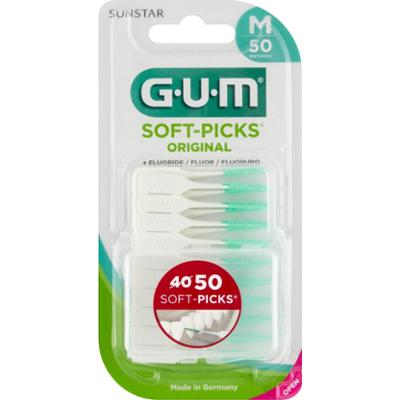 GUM Soft-Picks Gumowa szczoteczka międzyzębowa M 50 sztuk