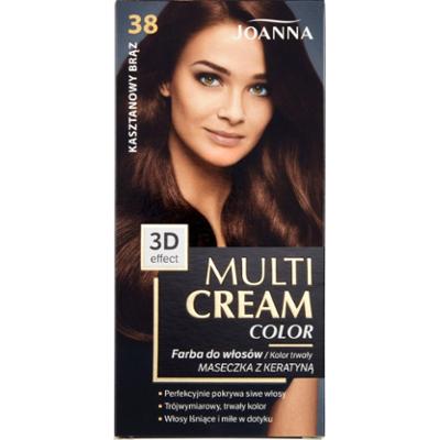 Joanna Multi Cream Color Farba do włosów kasztanowy brąz 38