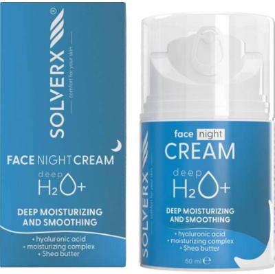 SOLVERX DeepH2O+ FACE NIGHT CREAM, 50ml