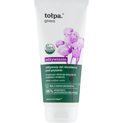 TOŁPA GREEN Odżywczy żel micelarny pod prysznic, figa i czarna porzeczka, Vegan, 200 ml