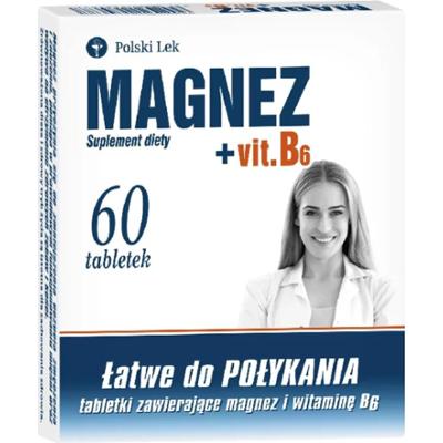 Polski Lek Magnez + Vit. B6 60 tabletek