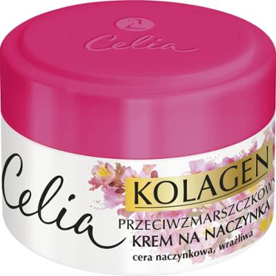 Celia Kolagen krem przeciwzmarszczkowy do cery naczynkowej 50 ml