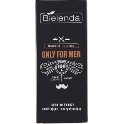 Bielenda Only for Men Barber Edition Krem do twarzy nawilżająco-energetyzujący 50 ml