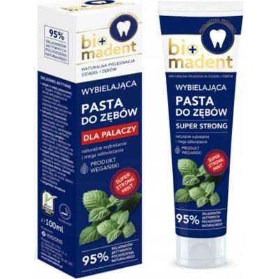 BIO MADENT wybielająca pasta do zębów dla palaczy 100 ml