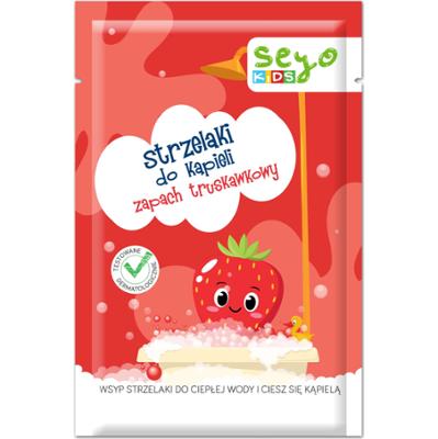 SEYO Kids strzelaki do kąpieli truskawka 30g