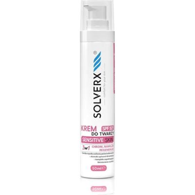 Solverx krem do twarzy SPF50+ Sensitive Skin 50 ml