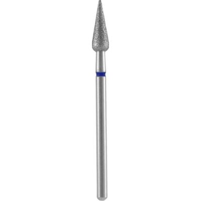 Staleks Frez diamentowy gruszka ostra niebieska średnica 4 mm / 12 mm 1 szt