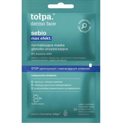 TOŁPA SEBIO normalizująca maska oczyszczająca 2X6ml