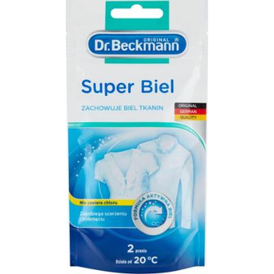 Dr. Beckmann Super Biel Zachowuje tkanin 80 g (2 prania)