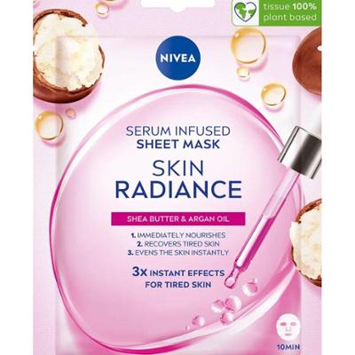 Nivea maska w płachcie z serum rozświetlającym Skin Radiance