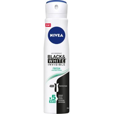 Nivea Black&White Invisible Fresh Antyperspirant Spray 250 ml