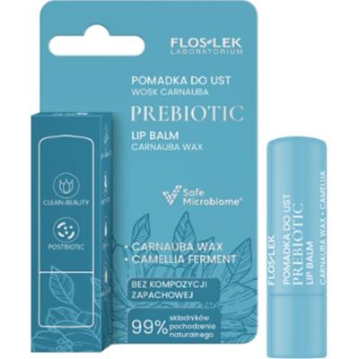 Floslek prebiotyczna pomadka do ust Wosk Carnauba Prebiotic Lip Care 4 g